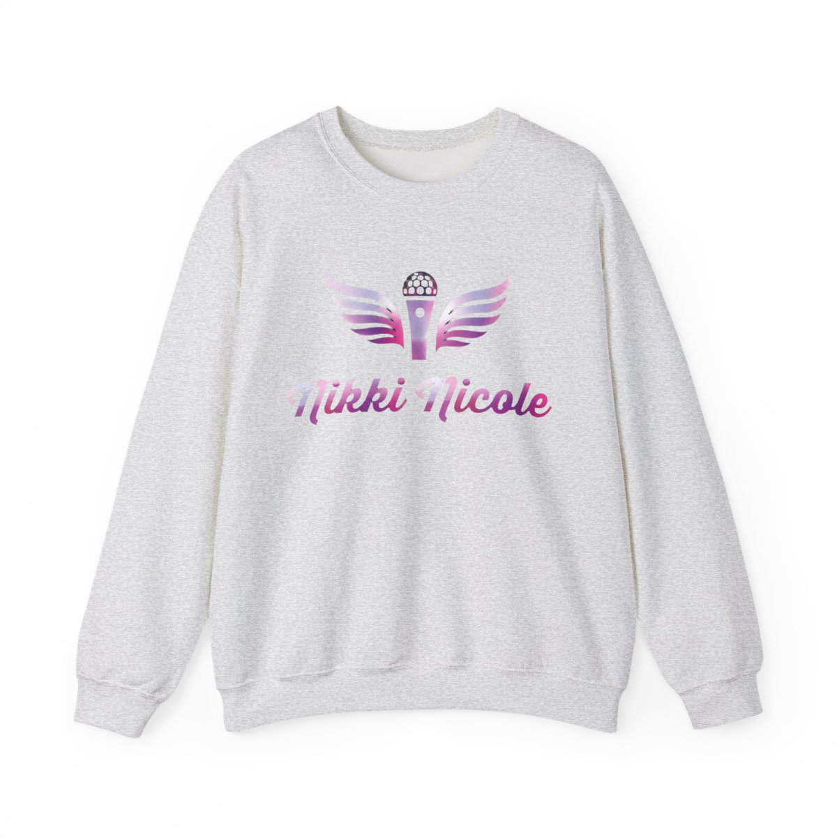 Nikki Nicole Purple Signature Logo Sweatshirt - alternate angle 3, merchandise