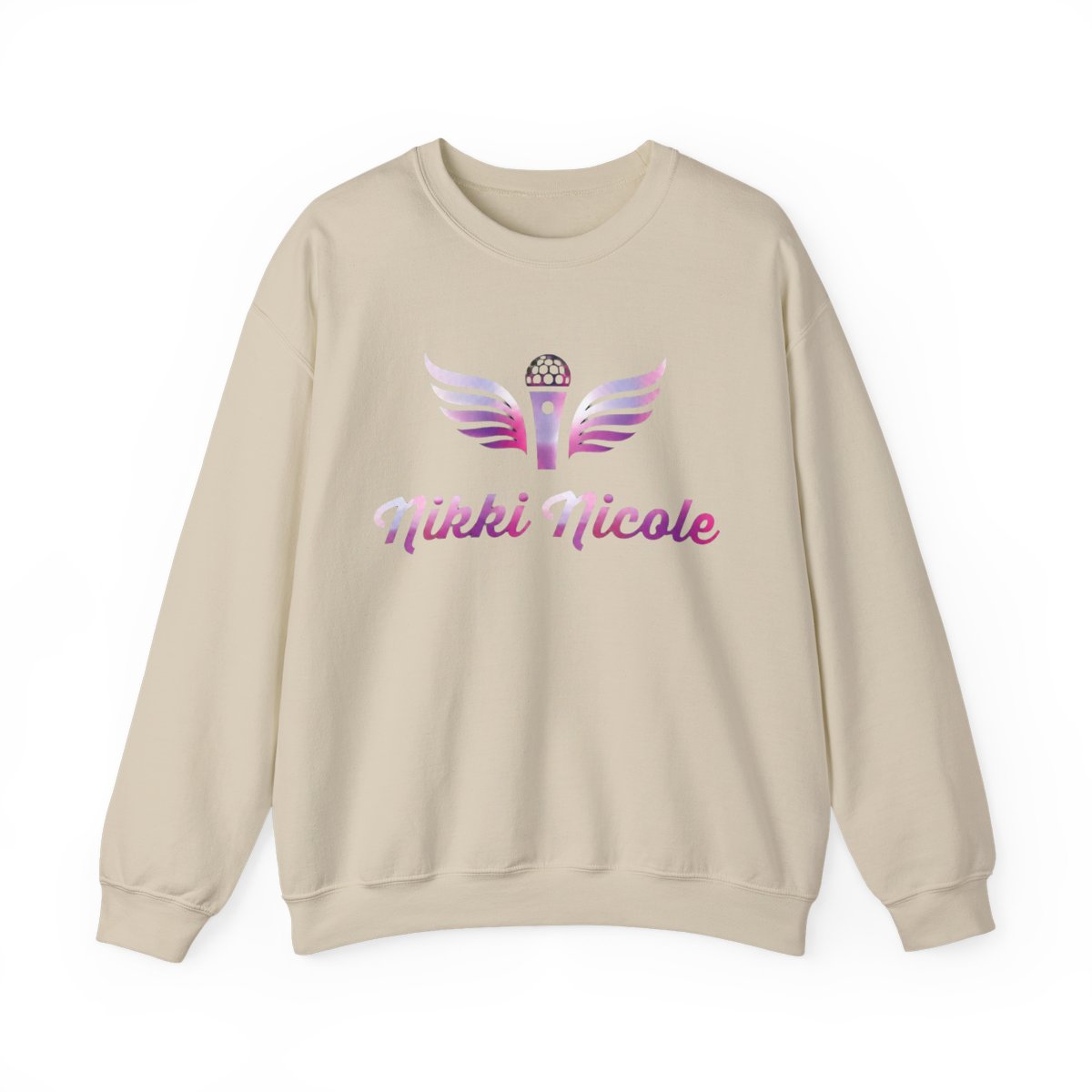 Nikki Nicole Purple Signature Logo Sweatshirt - alternate angle 5, merchandise