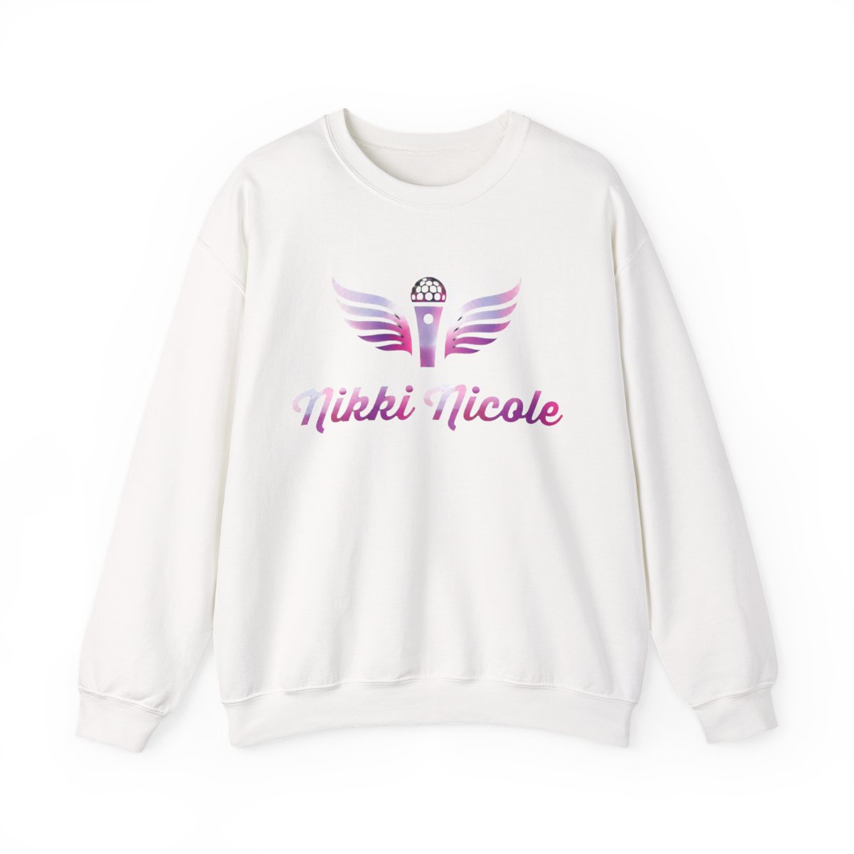 Nikki Nicole Purple Signature Logo Sweatshirt - alternate angle 2, merchandise